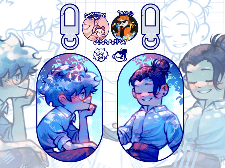 If you&#39;d like to have your own artwork turned into a custom keychain, you can visit https://bit.ly/3H7uqPv !
